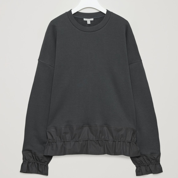 COS Sweaters - COS - Navy Blue Sweatshirt, XS